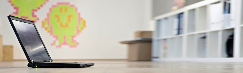 Schmuckbild mit Notebook