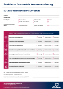 Entscheiden Sie sich jetzt für die Gesetzliche Krankenversicherung mit ...